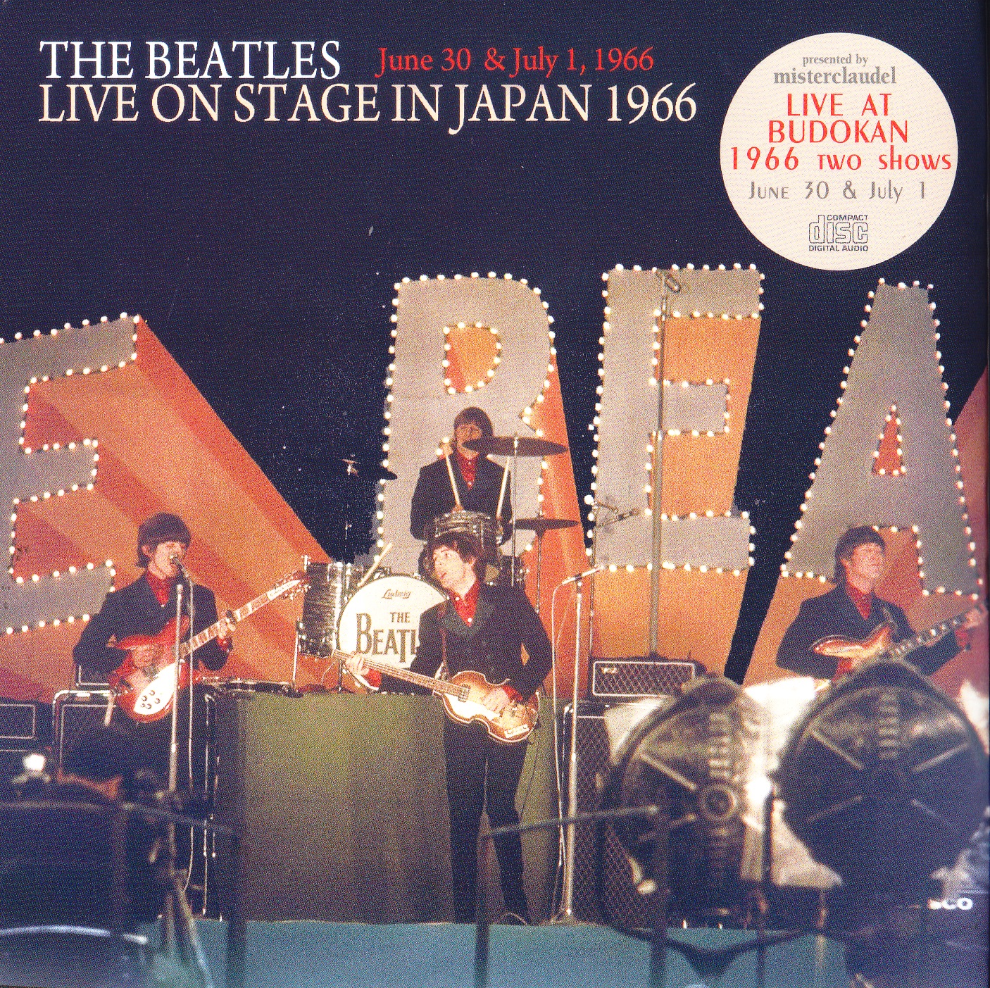 mccd-241-242 - The Beatles - Live On Stage In Japan 1966 Jun 30 & July 1 1966 (2018) (2 CD Set) Front.jpg