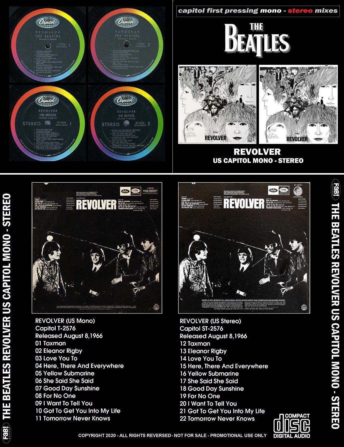 The Beatles - Revolver US Capitol Mono - Stereo - Front & Back.jpg